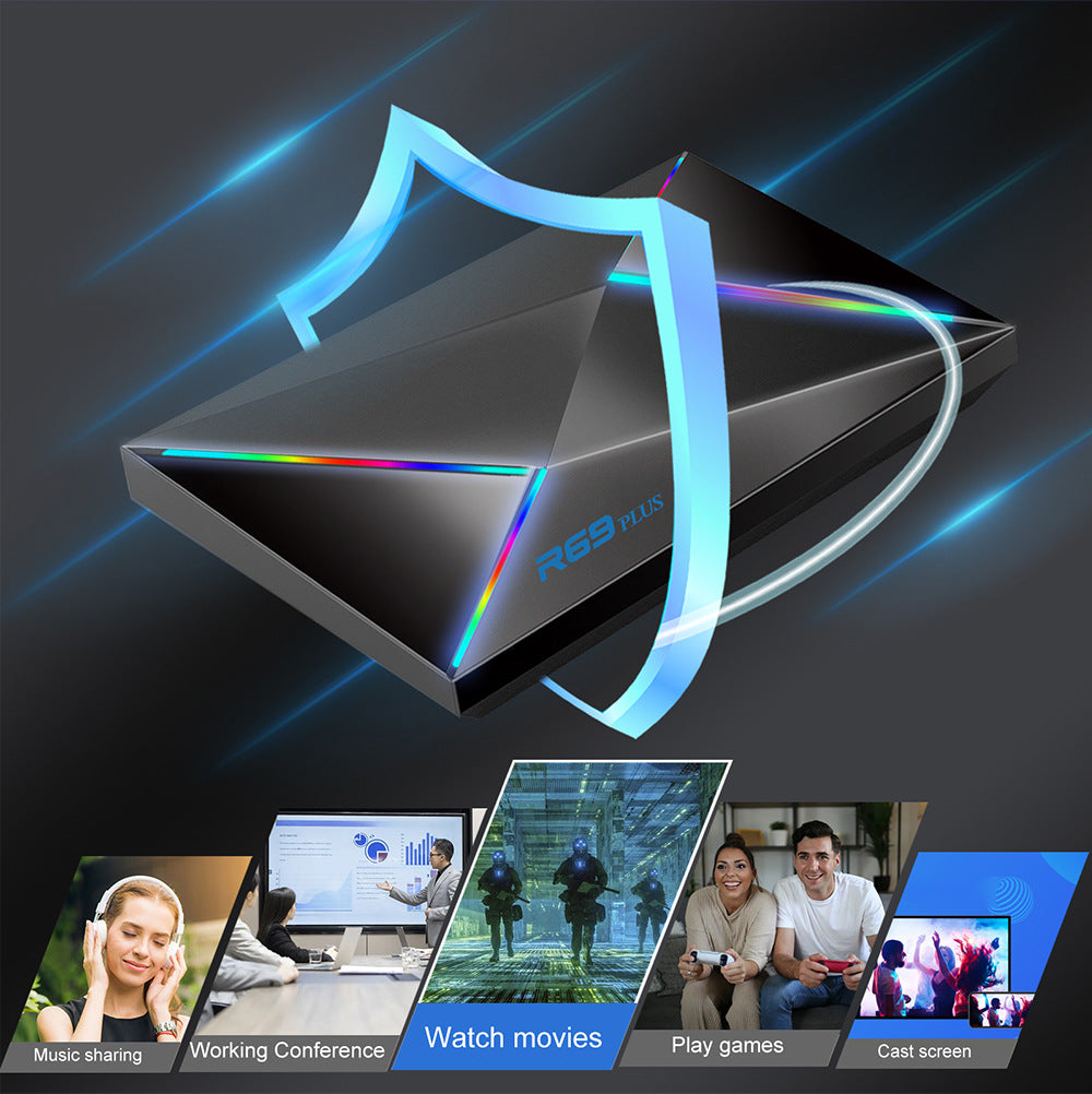 Android 14 Streaming Box 4GB 64GB - WiFi Enabled Universal Streaming Media Player