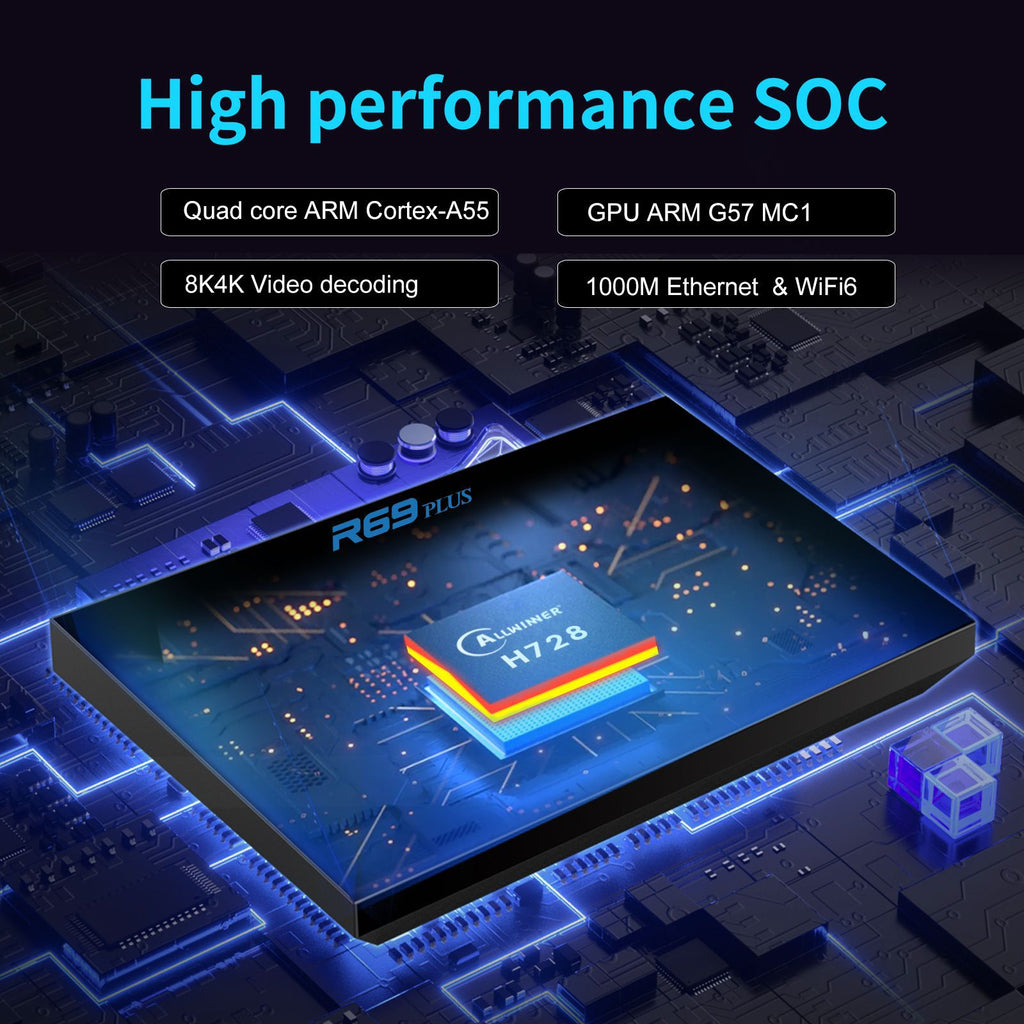 Android 14 Streaming Box 4GB 64GB - WiFi Enabled Universal Streaming Media Player