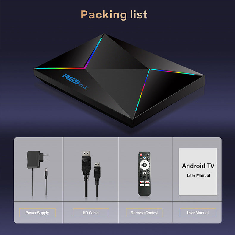 Android 14 Streaming Box 4GB 64GB - WiFi Enabled Universal Streaming Media Player